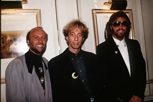 The Bee Gees Singers atthe Ivor Novello Awards at the Grosvenor House Hotel London The Bee Gees Singers atthe Ivor Novello Awards at the Grosvenor House Hotel London