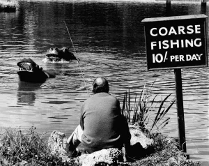 No one will believe him. But there he was, quietly fishing at Longleat No one will believe him. But there he was, quietly fishing at Longleat