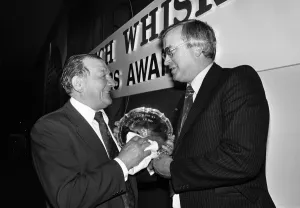Bells Scotch Whisky Football Managers Awards. Leicester City manager Jock Wallace who won Bells Scotch Whisky Football Managers Awards. Leicester City manager Jock Wallace who won