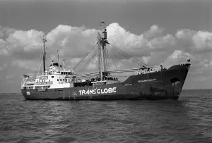 The Benjamin Bowrin ship part of Antarctic Translobe which helped explorers Sir The Benjamin Bowrin ship part of Antarctic Translobe which helped explorers Sir