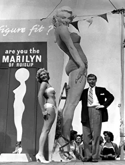 Benny Hill Actor Comedian At The Miss Marilyn Contest In Ruislip Benny Hill Actor Comedian At The Miss Marilyn Contest In Ruislip
