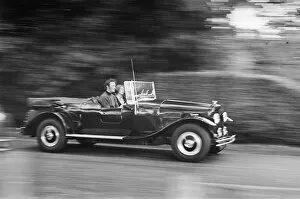 Images Dated 1st October 1970: The Bentley Car, being driven by enthusiasts in the Berkshire area on Britain during an