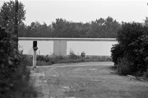 The Berlin Wall. Pictured is the spotless East wall. 6th August 1984 The Berlin Wall. Pictured is the spotless East wall. 6th August 1984