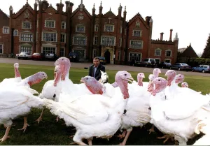 Bernard Matthew at home at Great Witchingham Hall Norfolk Bernard Matthew at home at Great Witchingham Hall Norfolk