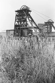 Betteshanger Colliery, Kent, threatened with closure. 1985 Betteshanger Colliery, Kent, threatened with closure. 1985