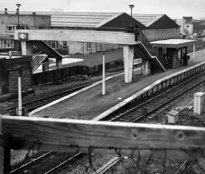 Billingham Railway Station, North Yorkshire, 29th January 1972 Billingham Railway Station, North Yorkshire, 29th January 1972