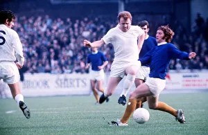 Billy Bremner of Leeds and Alan Ball of Everton battle for the ball during their match Billy Bremner of Leeds and Alan Ball of Everton battle for the ball during their match