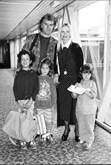 Billy Connolly Comedian leaving Heathrow for Los Angeles with his wife Pamela Stephenson Billy Connolly Comedian leaving Heathrow for Los Angeles with his wife Pamela Stephenson