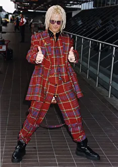 Billy Idol Pop Singer Leaving Heathrow Airport for Paris where he is to do a show DBase Billy Idol Pop Singer Leaving Heathrow Airport for Paris where he is to do a show DBase