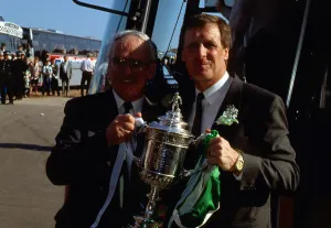 Billy McNeill & Jack McGinn with trophy May 1988 sdrscottishcupfinal Billy McNeill & Jack McGinn with trophy May 1988 sdrscottishcupfinal