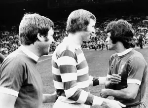 Billy McNeill Testimonial match footballer Celtic FC with Kevin Keegan Billy McNeill Testimonial match footballer Celtic FC with Kevin Keegan