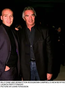 Billy Zane actor with Bennotton Boss model Naomi Campbell' Billy Zane actor with Bennotton Boss model Naomi Campbell'