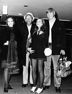Images Dated 1st August 1972: Bing Crosby arrives in London with his family - August 1972 dbase MSI