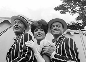 Bing Crosby, Joan Collins and Bob Hope 1961 Bing Crosby, Joan Collins and Bob Hope 1961