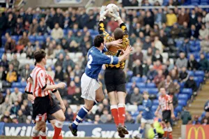 Birmingham City 0 - 2 Sunderland, Old First division match at St Andrews Stadium Birmingham City 0 - 2 Sunderland, Old First division match at St Andrews Stadium