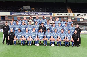 Birmingham City football team photo call. 4th August 1992 Birmingham City football team photo call. 4th August 1992