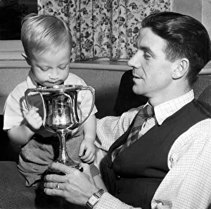 Birmingham City footballer Alex Govan at home with his two year old son Ian Birmingham City footballer Alex Govan at home with his two year old son Ian