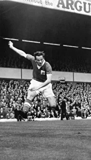 Birmingham City footballer Gordon Astall in action, 1958 Birmingham City footballer Gordon Astall in action, 1958