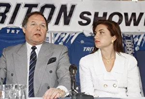 Birmingham City managing directo Karren Brady with Barry Fry at the press conference Birmingham City managing directo Karren Brady with Barry Fry at the press conference