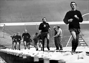 Birmingham City team training at St Andrews but conditions were so bad they moved indoors Birmingham City team training at St Andrews but conditions were so bad they moved indoors