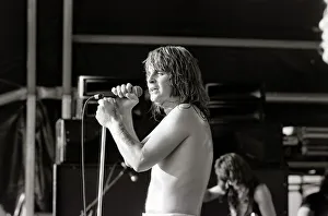 Black Sabbath singer Ozzy Osbourne performing on stage during a concert August 1981 Black Sabbath singer Ozzy Osbourne performing on stage during a concert August 1981