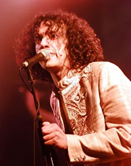 Black Star Liner rock band lead singer on stage September 1999 at the Mercury Music Black Star Liner rock band lead singer on stage September 1999 at the Mercury Music