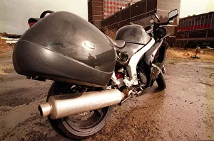 Black Triumph Motorbike March 1999 At the back of the Daily Record Black Triumph Motorbike March 1999 At the back of the Daily Record