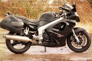 Black Triumph Sprint ST Motorbike March 1999 Black Triumph Sprint ST Motorbike March 1999