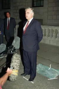 Black Wednesday. Chancellor of the Exchequer Norman Lamont gives a press conference Black Wednesday. Chancellor of the Exchequer Norman Lamont gives a press conference