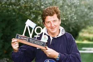 Blackburn Rovers manager Roy Hodgson with the Carling Manager of the Month Award Blackburn Rovers manager Roy Hodgson with the Carling Manager of the Month Award