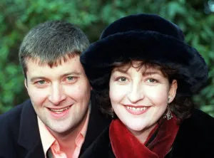 Blythe Duff and fiancee Det Sgt Tom Forrest January 1998 Blythe Duff and fiancee Det Sgt Tom Forrest January 1998