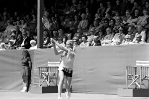 Images Dated 18th June 1980: BMW Championships, Eastbourne. Betty Stove seen here in action against Martina