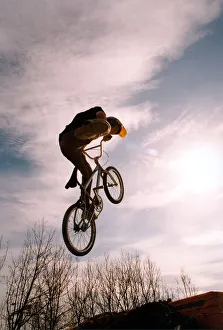 BMX king Ben Raferty shows some of his moves off which he will be showing off in a BMX king Ben Raferty shows some of his moves off which he will be showing off in a