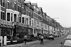 Boarding houses in Blackpool, Lancashire. 29th January 1987 Boarding houses in Blackpool, Lancashire. 29th January 1987