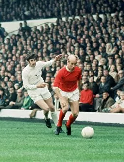 Images Dated 17th October 1970: Bobby Charlton 1970 Leeds V Manchester United