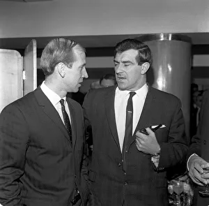 Bobby Charlton Fred Trueman 1968 Variety club of Great Britain first luncheon at Bobby Charlton Fred Trueman 1968 Variety club of Great Britain first luncheon at
