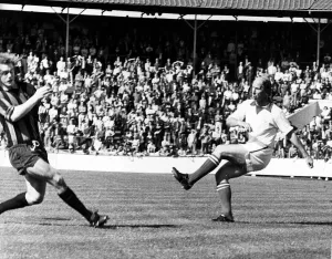 Bobby Charlton Preston North End player manager first game PNE Plymouth football Bobby Charlton Preston North End player manager first game PNE Plymouth football