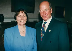 Bobby Charlton and his wife Norma Charlton at an event (unknown Bobby Charlton and his wife Norma Charlton at an event (unknown