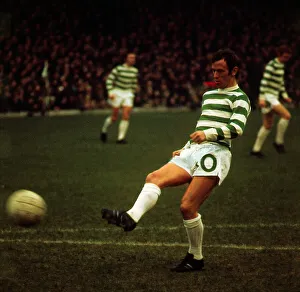 Bobby Lennox hits shot during warm-up January 1972 Bobby Lennox hits shot during warm-up January 1972
