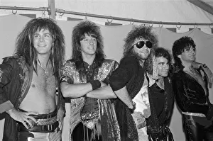 Bon Jovi pictured at Monsters of Rock, Castle Donington Bon Jovi pictured at Monsters of Rock, Castle Donington