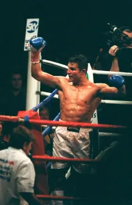 Boxer Robin Reid celebrates after defending his WBC super middle weight belt title Reid Boxer Robin Reid celebrates after defending his WBC super middle weight belt title Reid