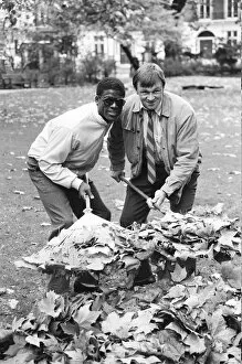 Images Dated 30th October 1986: Boxers Errol Christie and Tony Sibson. 30th October 1986