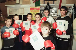 Boxers from Stockton ABC who have receved their bronze certificates Boxers from Stockton ABC who have receved their bronze certificates