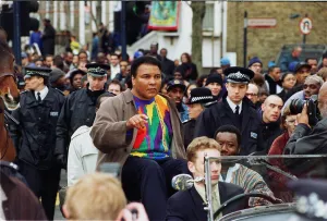 Boxing legend Muhammad Ali (Cassius Clay) February 1999 rides through Brixton Boxing legend Muhammad Ali (Cassius Clay) February 1999 rides through Brixton