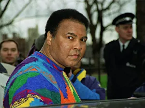 Boxing legend Muhammad Ali ( Cassius Clay ) February 1999 in Brixton London Boxing legend Muhammad Ali ( Cassius Clay ) February 1999 in Brixton London