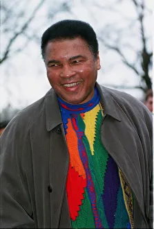 Boxing legend Muhammad Ali February 1999 in Brixton, London His visit was in support of Boxing legend Muhammad Ali February 1999 in Brixton, London His visit was in support of