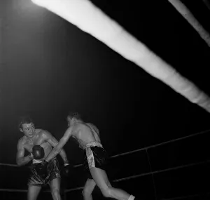 Boxing. Tommy McGovern in action during his fight with Joe Lucy Boxing. Tommy McGovern in action during his fight with Joe Lucy