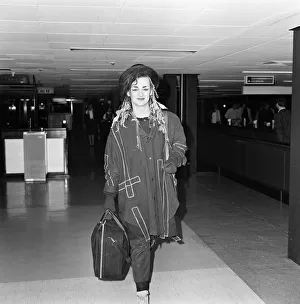 Boy George of the pop group Culture Club arriving at Heathrow from Paris Boy George of the pop group Culture Club arriving at Heathrow from Paris