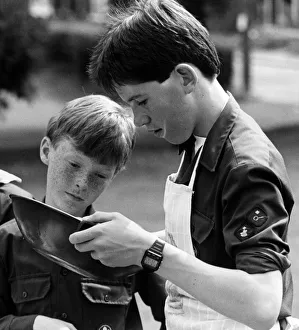 Boys Scouts pictured during cooking competition in Guisborough, Redcar and Cleveland Boys Scouts pictured during cooking competition in Guisborough, Redcar and Cleveland