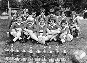 These boys from the Teesside junior football alliance won a friendly football match These boys from the Teesside junior football alliance won a friendly football match